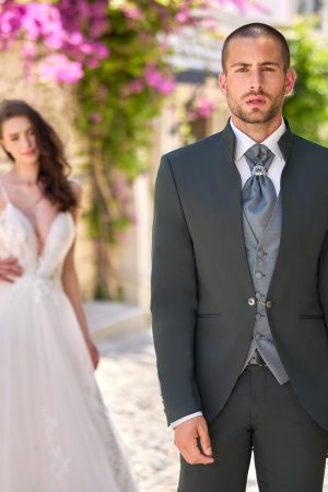 calvi vert Costume de mariage