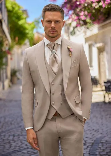 lugano-beige costume de mariage