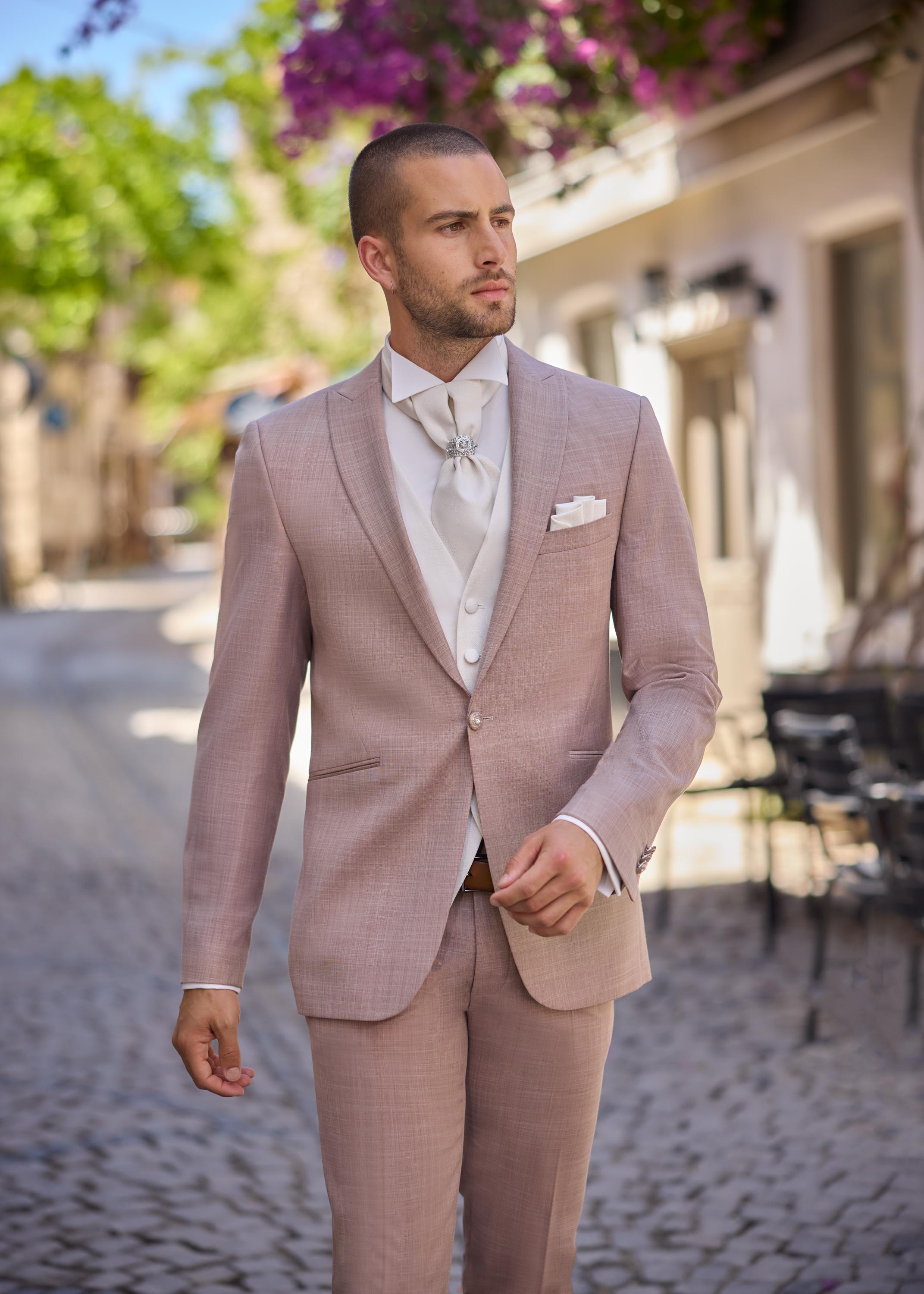 malibu vieux rose Costume de mariage