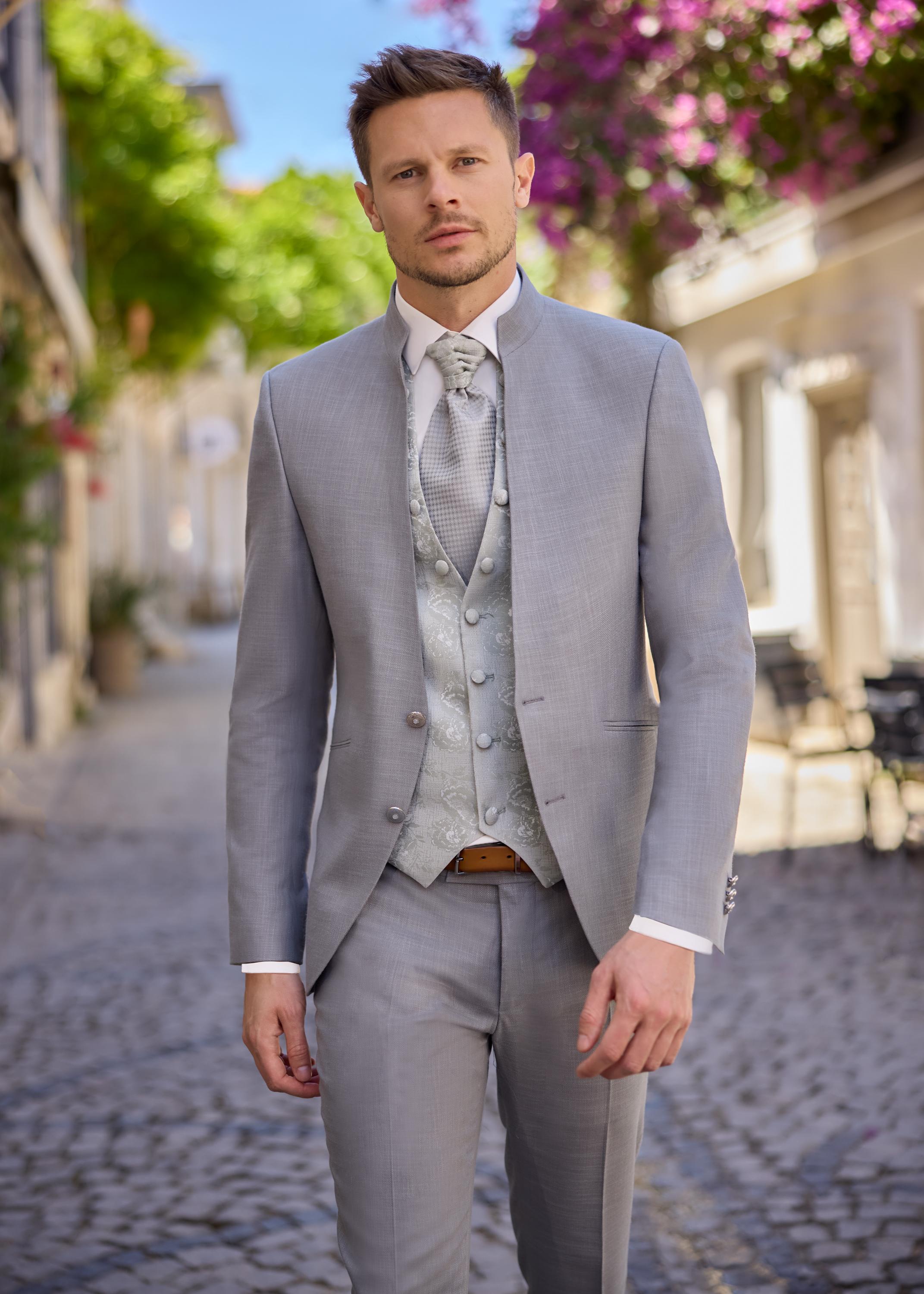 vienne-gris costume de mariage